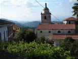 Beverino in Val di Vara La Spezia - La Frazione di Corvara dove si trova l'Hotel Ristorante Locanda La Campana d'Oro